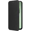 Phonesta Carbon Fiber Skin Book Wallet Case hoesje voor Samsung Galaxy S24 FE - Zwart 7