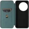 Phonesta Carbon Fiber Skin Book Wallet Case hoesje voor OnePlus 13 - Donkergroen 4