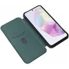 Phonesta Carbon Fiber Skin Book Wallet Case hoesje voor Samsung Galaxy A56 - Donkergroen 2