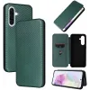 Phonesta Carbon Fiber Skin Book Wallet Case hoesje voor Samsung Galaxy A56 - Donkergroen 7