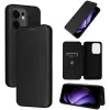 Phonesta Carbon Fiber Skin Book Wallet Case hoesje voor Oppo Reno13 F 4G/5G / Reno13 FS 5G - Zwart 7