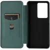 Phonesta Carbon Fiber Skin Book Wallet Case hoesje voor Realme 14x / C75 - Donkergroen 3