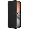 Phonesta Carbon Fiber Skin Book Wallet Case hoesje voor Realme 14x / C75 - Zwart 7