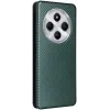 Phonesta Carbon Fiber Skin Book Wallet Case hoesje voor Xiaomi Redmi 14C / Xiaomi Poco C75 - Donkergroen 9