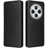 Phonesta Carbon Fiber Skin Book Wallet Case hoesje voor Xiaomi Redmi 14C / Xiaomi Poco C75 - Zwart 0