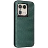 Phonesta Carbon Fiber Skin Book Wallet Case hoesje voor Motorola Edge 50 Ultra - Donkergroen 8