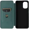 Phonesta Carbon Fiber Skin Book Wallet Case hoesje voor Motorola Moto G05 / Moto E15 - Donkergroen 4