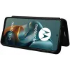 Phonesta Carbon Fiber Skin Book Wallet Case hoesje voor Motorola Moto G05 / Moto E15 - Zwart 3