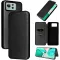 Phonesta Carbon Fiber Skin Book Wallet Case hoesje voor Asus Zenfone 12 Ultra - Zwart