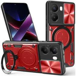 Phonesta CamLock Back Cover hoesje voor Xiaomi Poco X7 Pro - Rood