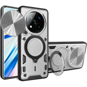 Phonesta CamLock Back Cover hoesje voor Xiaomi Redmi Note 14 Pro Plus - Zilver