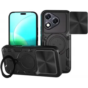 Phonesta CamLock Back Cover hoesje voor HONOR 400 Lite - Zwart