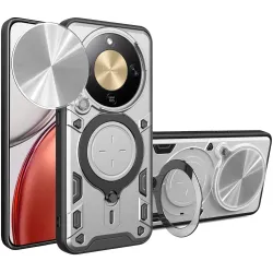 Phonesta CamLock Back Cover hoesje voor HONOR Magic8 Lite - Zilver