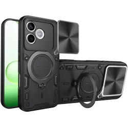 Phonesta CamLock Back Cover hoesje voor HONOR 600 Lite - Zwart