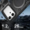 Phonesta CamLock Back Cover hoesje voor HONOR 600/600 Pro - Blauw 6