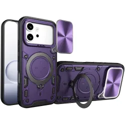 Phonesta CamLock Back Cover hoesje voor HONOR 600/600 Pro - Paars