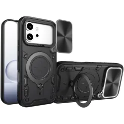 Phonesta CamLock Back Cover hoesje voor HONOR 600/600 Pro - Zwart