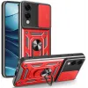 Phonesta CamShield Back Cover hoesje voor Samsung Galaxy S25 Edge - Rood