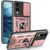 Phonesta CamShield Back Cover hoesje voor Samsung Galaxy S25 Edge - Roségoud