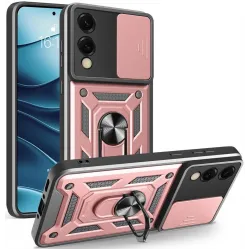 Phonesta CamShield Back Cover hoesje voor Samsung Galaxy S25 Edge - Roségoud