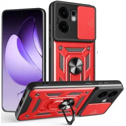 Phonesta CamShield Back Cover hoesje voor Oppo Reno13 F 4G/5G / Reno13 FS 5G - Rood