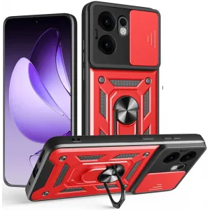 Phonesta CamShield Back Cover hoesje voor Oppo Reno13 F 4G/5G / Reno13 FS 5G - Rood