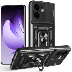 Phonesta CamShield Back Cover hoesje voor Oppo Reno13 F 4G/5G / Reno13 FS 5G - Zwart