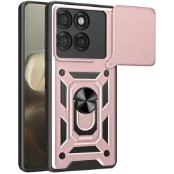 Phonesta CamShield Back Cover hoesje voor Motorola Edge 60 Pro - Roségoud