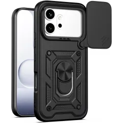 Phonesta CamShield Back Cover hoesje voor HONOR 600/600 Pro - Zwart