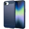 Phonesta Carbon Silicone Back Cover hoesje voor Apple iPhone 17e/16e - Blauw