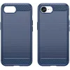 Phonesta Carbon Silicone Back Cover hoesje voor Apple iPhone 17e/16e - Blauw 2