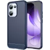 Phonesta Carbon Silicone Back Cover hoesje voor Oppo Reno13 - Blauw
