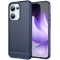 Phonesta Carbon Silicone Back Cover hoesje voor Oppo Reno13 - Blauw