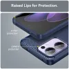 Phonesta Carbon Silicone Back Cover hoesje voor Oppo Reno13 F 4G/5G / Reno13 FS 5G - Blauw 6