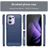 Phonesta Carbon Silicone Back Cover hoesje voor Oppo Reno13 F 4G/5G / Reno13 FS 5G - Blauw 8