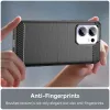 Phonesta Carbon Silicone Back Cover hoesje voor Oppo Reno13 F 4G/5G / Reno13 FS 5G - Zwart 5