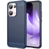 Phonesta Carbon Silicone Back Cover hoesje voor Oppo Reno13 Pro - Blauw