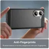 Phonesta Carbon Silicone Back Cover hoesje voor Xiaomi Poco X7 Pro - Zwart 5