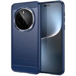 Phonesta Carbon Silicone Back Cover hoesje voor HONOR Magic7 Pro - Blauw