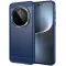 Phonesta Carbon Silicone Back Cover hoesje voor HONOR Magic7 Pro - Blauw