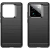 Phonesta Carbon Silicone Back Cover hoesje voor Realme GT 7 Pro - Zwart 2