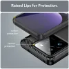 Phonesta Carbon Silicone Back Cover hoesje voor Realme GT 7 Pro - Zwart 6
