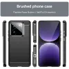 Phonesta Carbon Silicone Back Cover hoesje voor Realme GT 7 Pro - Zwart 8