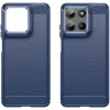 Phonesta Carbon Silicone Back Cover hoesje voor Motorola Moto G17/G17 Power/G15/G15 Power - Blauw 2