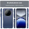 Phonesta Carbon Silicone Back Cover hoesje voor Oppo Find X8 Pro - Blauw 7