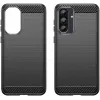 Phonesta Carbon Silicone Back Cover hoesje voor Samsung Galaxy A36/A56 - Zwart 7