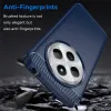 Phonesta Carbon Silicone Back Cover hoesje voor Xiaomi Redmi 14C / Xiaomi Poco C75 - Blauw 1