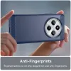 Phonesta Carbon Silicone Back Cover hoesje voor Xiaomi Redmi 14C / Xiaomi Poco C75 - Blauw 3