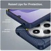 Phonesta Carbon Silicone Back Cover hoesje voor Xiaomi Redmi 14C / Xiaomi Poco C75 - Blauw 4