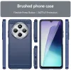 Phonesta Carbon Silicone Back Cover hoesje voor Xiaomi Redmi 14C / Xiaomi Poco C75 - Blauw 7
